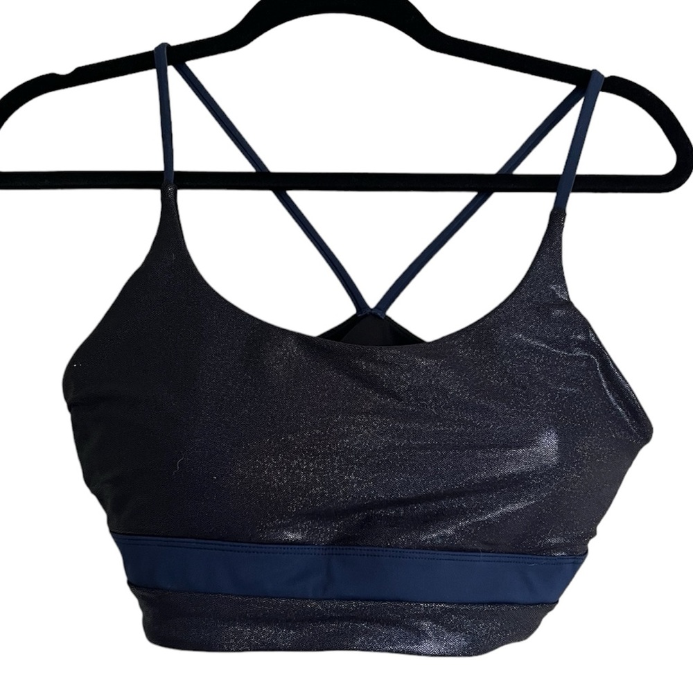 TWO PIECE SET sparkly workout top and leggings